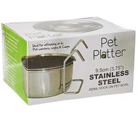 Pet Cuisine Plato para Mascotas con Gancho en Cuenco para Mascotas, 300 ml