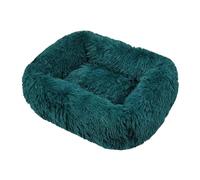 Pet Cushion, Cama Rectangular de Felpa for Perros, Ideal for el Invierno. Colchoneta cálida for Mascotas pequeñas, Medianas y Grandes. ，Antislip Bottom(Cyan,XS 43X35X20CM)