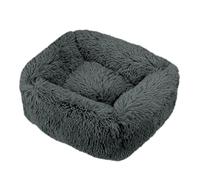 Pet Cushion, Cama Rectangular de Felpa for Perros, Ideal for el Invierno. Colchoneta cálida for Mascotas pequeñas, Medianas y Grandes. ，Antislip Bottom(Dark Grey,S 55X45X20CM)