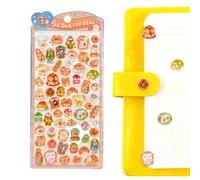 Pet Decals, Dimensional Puppy Kitten Graphic, Bubble Phone Case Decoration, Premium Visual Adhesive Accent, Quality Artistic Supply, Laptop Computer Tablet Pencil Gift Set