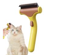 Pet Dematting Brush - Dog Detangling Shedding Comb, Grooming Tool with Soft Handle, Detangling Brush with Gentle Design, Pet Care for Short and Long Haired Puppies, Mantenimiento Made