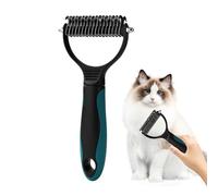 Pet Dematting Comb | 2-Sided Pet Cats Shedding Brush | Pet Grooming Tool Pet Detangling Rakes Pet Comb For Small, Medium & Large Pets Dog Cats