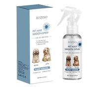 Pet Detangling Spray - 100ml Pet Hair Anti-Static Spray Leave-in Conditioner,Grooming Conditioner For Dogs and Cats, Soften Matted Hair