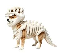 Pet Dinosaur Costume,3D Skeleton Bone Cat Dog Halloween Cosplay,Dino fit