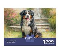 Pet Dog 1000 Pieza Cartulina Premium Rompecabezas Premium Saint Bernard Antiestrés Juguete De Cumpleaños Rompecabezas para Decoración del Hogar 70x50cm/1000pcs