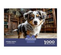 Pet Dog 1000 Piezas Papel Ecológico Resistente Rompecabezas Premium Saint Bernard Extremadamente Difícil Desafío Único Rompecabezas Regalos para Familia Y Amigos 52x38cm/1000pcs