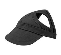 Pet Dog Cat Baseball Outdoor Cap Sunbonnet ajustable rayas verano viaje deporte sombrero multi Vía EMBALAJE socialme-eu (negro)