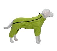 Pet Dog Coat, Warm Shaggy Fleece Four-Legged Clothing Set for Dogs, Thick Jacket for Small and Large Dogs, Pet Warmth Clothing Thickened for Fall and Winter(Green,XXXXL)
