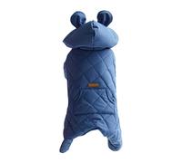 Pet Dog Jumpsuit Clothes Winter Warm Pet Four Legged Hoodies Clothing for Small Medium Dogs Pet Chihuahua French Bulldog Apparel (A XL Code)