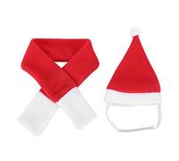 Pet Dog Santa Satch Buff Sfufmo Vestido de cumpleaños de Navidad para Cachorros Gatitos pequeños Mascotas (L)