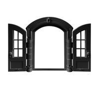 Pet Doors For Cats - French Retro Lockable 1 Piece | Cat Hole Kitten Entry | Bedroom Garage Window Corner Living Room Doorway Dorm Manor Interior Security