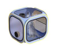 Pet Dryer, Grooming Cage Crate, Anti-Hair Flying Design, Quiet Ventilation System, Transparent Viewing Window, Adjustable Temperature Control, Easy-Clean Interior Area