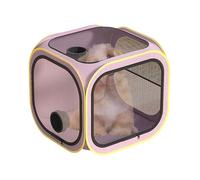 Pet Dryer, Grooming Cage Crate, Anti-Hair Flying Design, Quiet Ventilation System, Transparent Viewing Window, Adjustable Temperature Control, Easy-Clean Interior Area
