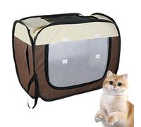 Pet Dryer Room | Oxford Cloth Multifunctional Cat House | Breathable Car Pet Drying Box, Anti-Hair Flying Portable Cat Cage with Hair Dryer Retaining Strap For Car Use