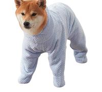 Pet Drying Bathrobe - Ultra absorbente microfibra perro toalla Robe, Quick Dry con capucha Wrap para baño piscina Spa Swim Time | Soft Light Blanket Coat for Small Medium Breeds Grooming Supplies