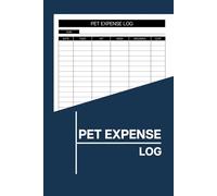 Pet Expense Log Book: A Complete Budget Planner for Dog, Cat & Small-Pet Owners to Record Monthly Spending and Keep Your Furry Friend’s Finances on Track
