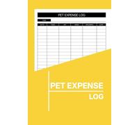 Pet Expense Log Book: Helpful and Complete Budget Planner for Dog, Cat & Small-Pet Owners to Record Monthly Spending and Keep Your Furry Friend’s Finances on Track