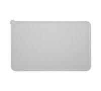 Pet Feed Mat, Dog Bowl Pad, Silicone Non-Slip Feeder Mat with High Raised Edge Water Dispenser Accessories for Kitten and Puppies, 18.9x11.81 Inches, 190g