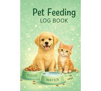 Pet Feeding Log Book: Daily Food Tracker, Meal Planner, Portion Control & Nutrition Log for Dogs and Cats