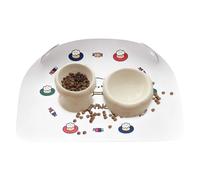 Pet Feeding Pad - Travel Base, Water Container, Lightweight Guard Comfortable Dining Foundation | Waterproof Silicone Base, Practical Sanitation Item for Indoor Animal Care