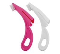 Pet Finger Toothbrush, Lightweight Dog And Cat Toothbrush, Gentle Oral Cleaning, Soft Nylon Bristles, Removes, Improves Pet Health, 8x2x0.9cm/3.15x0.79x0.35in