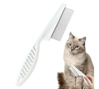 Pet Flea Peine - Pet Gooming Supplies Pet Piod Peine, peine de pulgas para gatos, peine de lactancia degas para cachorros con dientes finos Peine de depilación de perros requisito de mascota