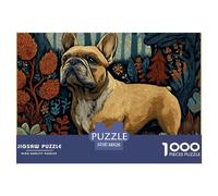 Pet Focus-Boosting 1000 Piece Puzzle, Premium Paper, Educational & A Loyal Dog Fun for Adults PuzzlesTeens, Great Gift for Friends 38x26cm/1000pcs