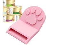 Pet Food Can Opener - Ergonomic Cat Dog Can Opener | Sturdy Stainless Steel with Non Slip Handle, Smooth Cutting for Wet Food Cans, Convenient Kitchen Accessory for Daily Pet 1.97×1.18×0.79 in