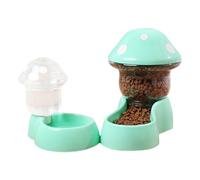 Pet Food Dispenser, Automatic Feeder, Bowl Water Station, Transparent Storage Container, Spill-Resistant Base, Continuous Food Flow, Perfect for Dogs, Cats, 9.06x9.37 Inches