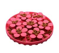 Pet Food - Food-Grade Silicone 20,3 x 20,3 x 1,8 cm | Nonslip Slow Feeder, Dog Puzzle Enrichment Toy | & Boredom Reducer, Foods Mat For Bathing, Grooming, Nail Trimming, Feeding