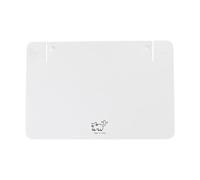 Pet Food Mat - PU Leather 17.8 Inch Spill Proof Feeding Pad | Dog Cat Bowl Placemat, Waterproof, Anti Slip, Oil Resistant, Feeding Station Mat For Kitchen Balcony RV Home Use