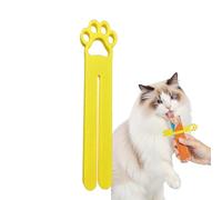Pet Food Pouch Press - Kitten Strip Feeder, Food Dispensing Tool with Easy Press Design Puppy, Dispenser Pet Feeding Helper for Trainers Animal Lovers, Shelters Bedroom Living Room Study Travel