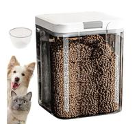 Pet Food Storage - 5L Airtight Transparent Stackable Container | Dog & Cat Food Barrel, moisture prooff Kitchen Pantry Organizer For Freshness At Home Or Garage