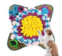 Pet Foraging Mat - Interactive Slow Feeder Pad, Puzzle Training Tool | Snuffle Mat with Suction Cups For Small Dogs Cats Rabbits Indoor Outdoor Brain Stimulating Activity