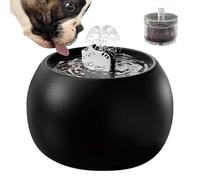 Pet Fountain, Cat Drinking Fountains, Electric Rechargeable Water Dispenser, Long Lasting Filtered Sensor, 3D Design, Compact Size, Kitten, Puppy, Indoor and Outdoor Use