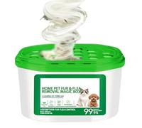 Pet Fuurr & Odor Removal Magiic Box - ABS 18x10cm | Portable 360° Air Freshener Dust Remover | Home Pet Area Deodorizer For Bedroom Living Room Carpet Sofa Cleaning Use