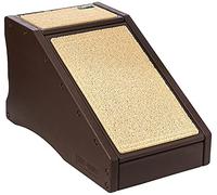 Pet Gear Stramp,PG9916CH Combinación de rampa y escalón para Perros y Gatos, Ligera, portátil, Resistente, fácil Montaje (sin Herramientas), 2 Modelos y 3 Colores, Chocolate, tamaño único