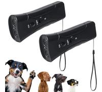 Pet Gentle Anti Barking Device, Pet Gentle Sonic Emitter Dogs Training Too - 3 Training Modes, Ultrasonic Dog Bark Deterrent & Trainer - Stop Excessive Barking, for All Dogs (2PCS)