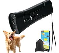 Pet Gentle Dog Training, dispositivo anti ladridos suave para mascotas con linterna LED, dispositivo antiladridos para perros, 3 modos de entrenamiento, rango de 33 pies para corregir el mal