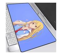 Pet Girl of Sakurasou Anime Alfombrillas de Ratón - Gaming Mousepad 700x300mm, 3mm Base de Goma Antideslizante, Superfície con Textura Especial, Compatible con ratón láser y óptico, para PC y Laptop,D