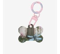 Pet Go ID Tags The Door of Dreams - Etiquetas personalizadas para perros y gatos, acrílico en forma de hueso, rosa claro, pequeño