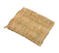 Pet Grass Mat, Woven Bedding Pad, Natural Resting 11.02x15.75x0.39in, Scratch-Friendly Design, Eco-Friendly Comfort, Medium Size, Ideal for Bunnies Cats Dogs, Great to Clean