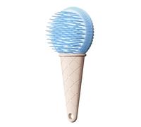 Pet Grooming Brush - Animals Hair Care Tool with Soft Massage Bristles, Cat Dog Brush for Shedding and Coat Maintenance, interior Outdoor for Small Medium Large Breeds, ergonómico Handle