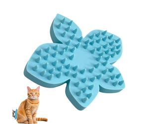 Pet Grooming Brush For Cats & Dogs - Flower-Shaped Tool With Gentle Massage Pins | Washable Pet Hair Remover For Short Hair Kittens & Puppies | Soothing Massage Comb For Shedding & Cleaning