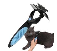 Pet Grooming Brush | Knot Remover For Dogs | Dog Grooming Rake | Cat Deshedding Comb | Portable Pet Grooming Tool Ergonomic And Portable Design PP For Cats, Dogs, Puppy, Pets