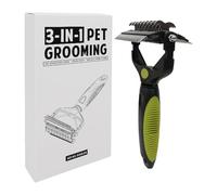 Pet Grooming Brush, Pet Knot Remover for Dogs, Portable Dog Grooming Rakes, Cat Deshedding Tools, Comb for Cats, Dogs, Puppies, Pets, Hair Removal, Tangle-Free, Comfortable Handle, Easy to Use