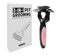 Pet Grooming Brush, Pet Knot Remover for Dogs, Portable Dog Grooming Rakes, Cat Deshedding Tools, Comb for Cats, Dogs, Puppies, Pets, Hair Removal, Tangle-Free, Comfortable Handle, Easy to Use