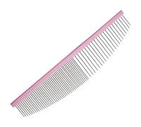 Pet Grooming Brush, Shedding Comb, 6,5 x 1,46 x 0,2 pulgadas con forma de oso diseño rosa ligero cómodo, Detangling Tool, para baño Time Puppy Cleaning and Home Use, Dog Essential Kit