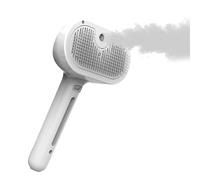 Pet Grooming Brush, Steams Cat Brush with Release Button, Pet Hair Removal Comb, 2-In-1 Combines Brushing and Spray, Detangling Comb Design, Rechargeable ABS Suitable for Small - Medium Cats and Dogs