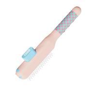 Pet Grooming Cat Comb Anti Slip Shedding Brush Tools, Self Cleaning Metal Teeth Tool Remover Dog Puppy Animal Care Indoor Home | Perfect/suitable/ideal para el mantenimiento del cabello